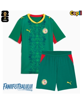 Senegal Echipament de Fotbal Replică Mondial 2026 Copii Deplasare (+ Șorturi)